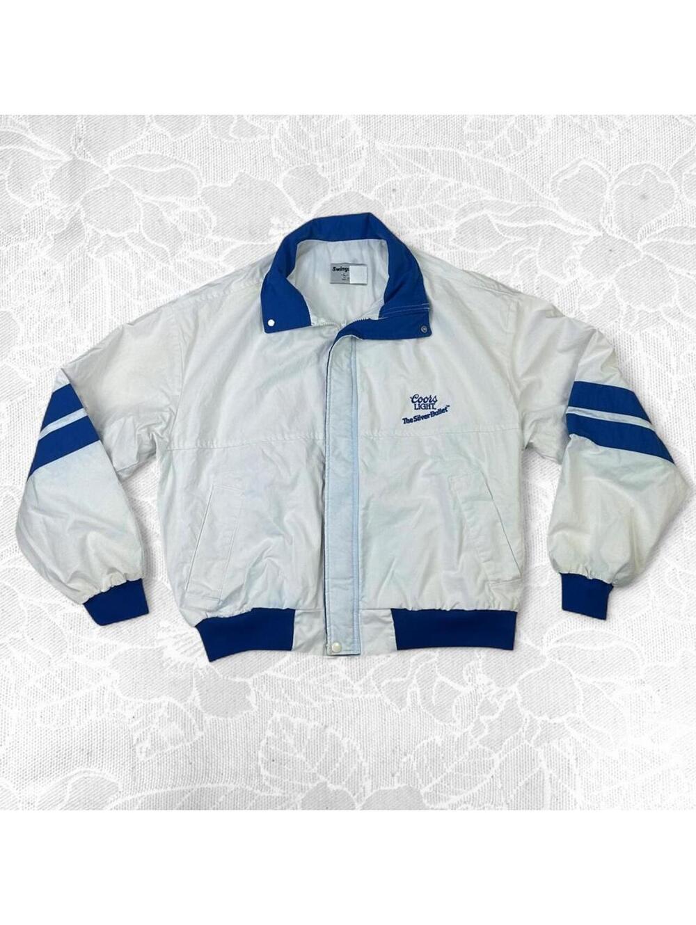 Swingster Coors Light The Silver Bullet Bomber Jacket - Large